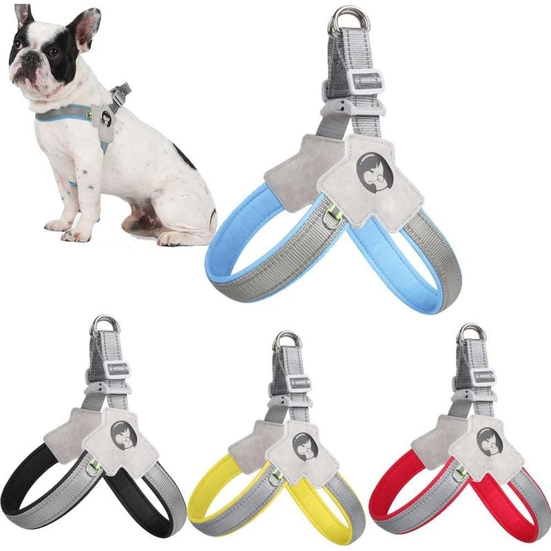 Pet collars, harnesses, and leashes – reflective no-pull adjustable set for dogs